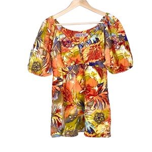 Jams World Hawaiian Peasant blouse